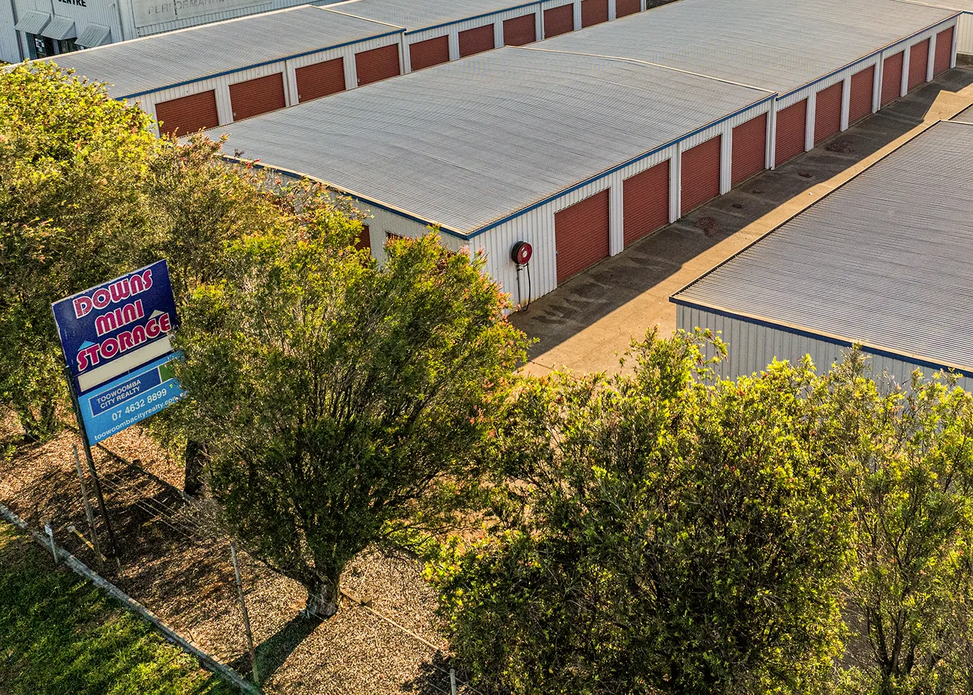 Self-storage facilities at Downs Mini Storage